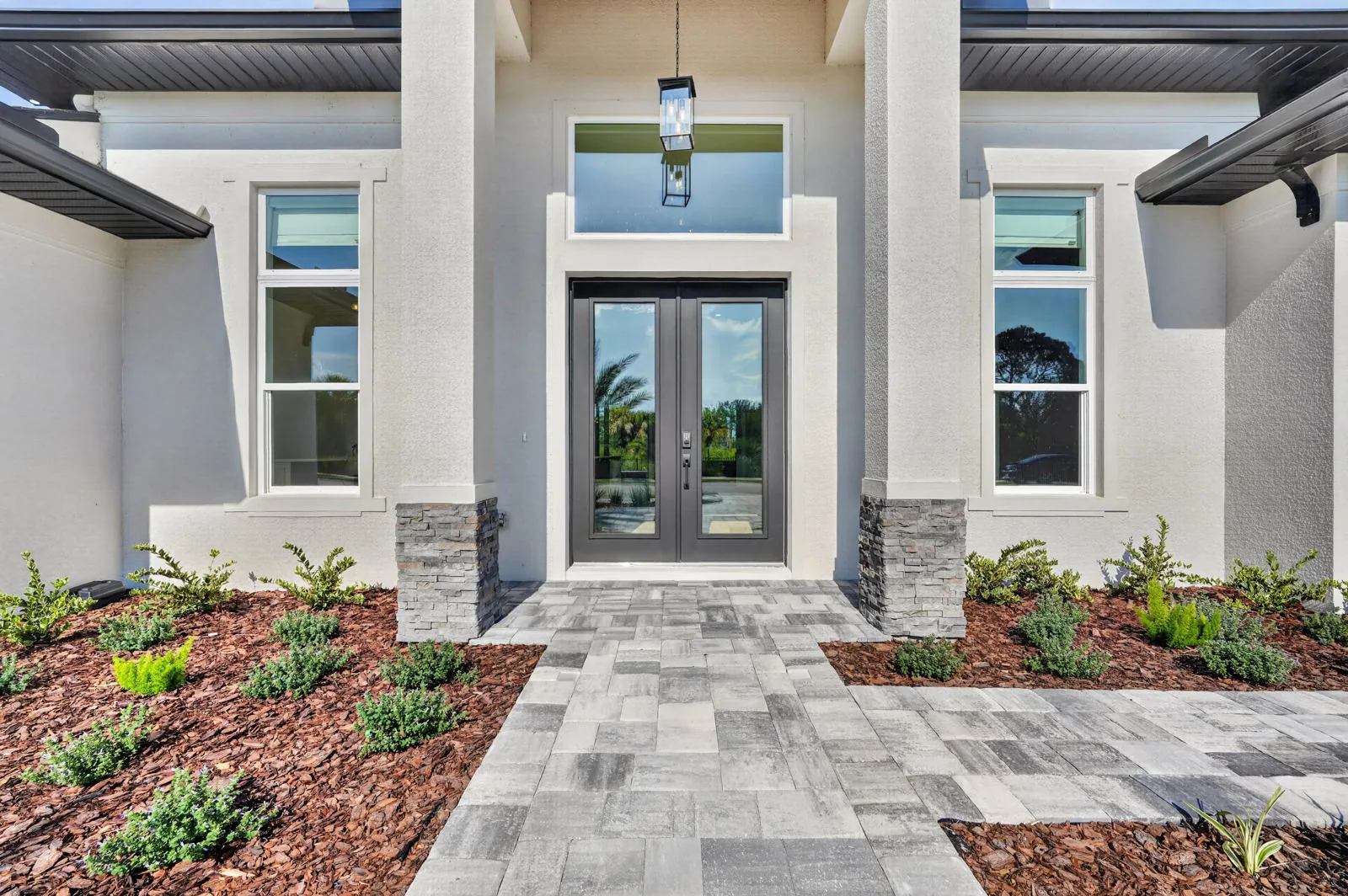 The Anna Marie model by Wise Choice Custom Homes, front exterior