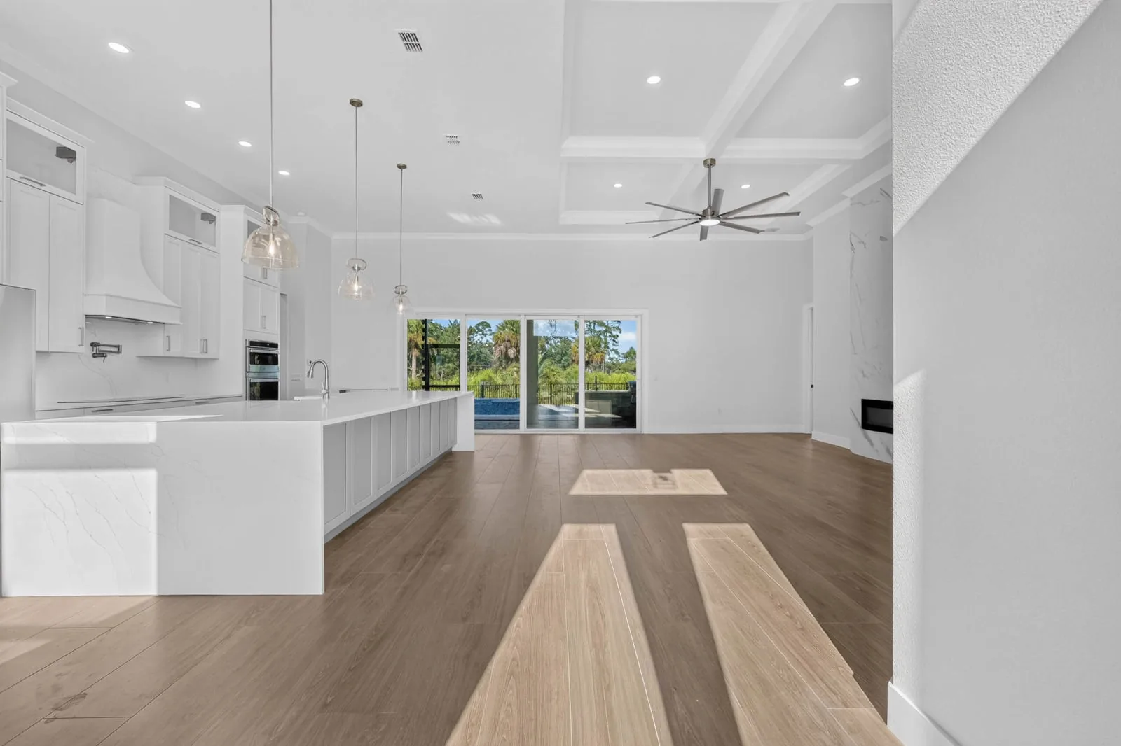 The Anna Marie model by Wise Choice Custom Homes, great room and kitchen