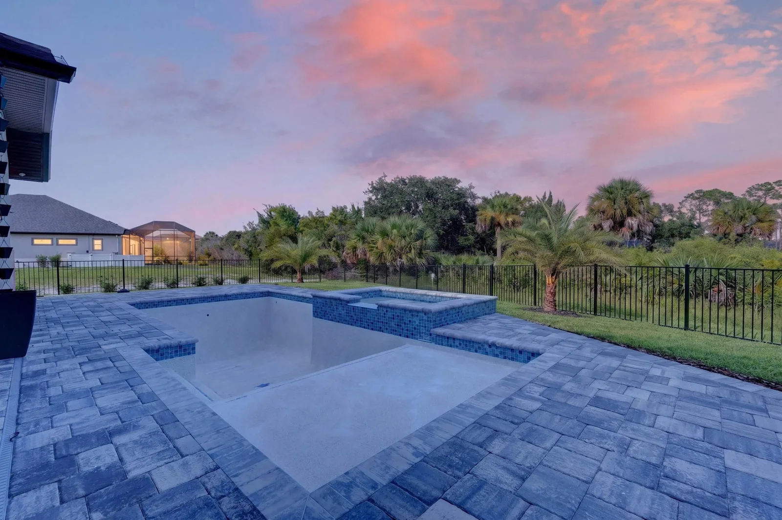 The Anna Marie model by Wise Choice Custom Homes, pool and patio
