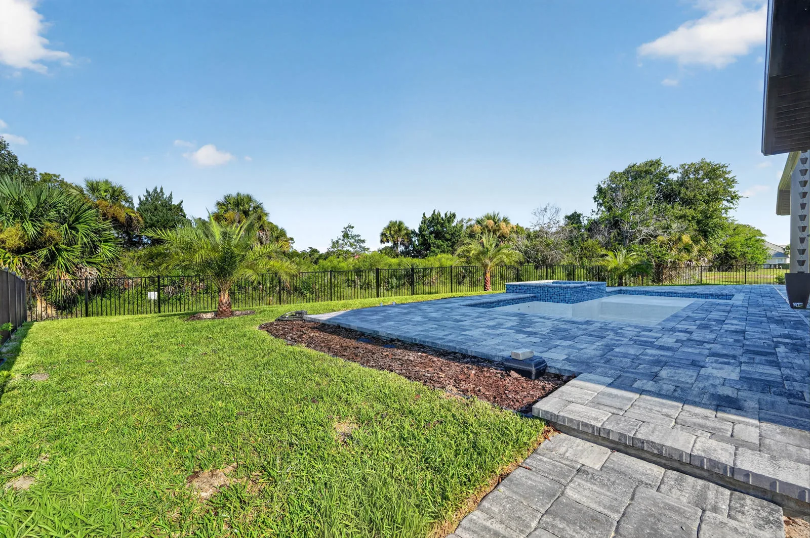 The Anna Marie model by Wise Choice Custom Homes, pool and patio