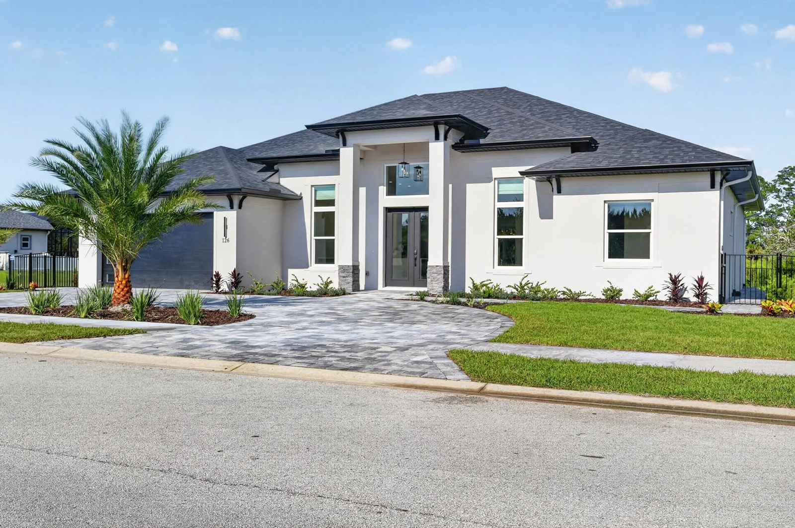 The Anna Marie model by Wise Choice Custom Homes, front exterior